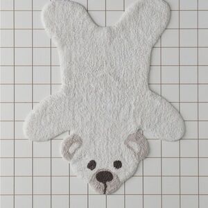 Urban Outfitters Teddy Bear Tufted Bath Mat‎ Throw Rug Washable Cotton
